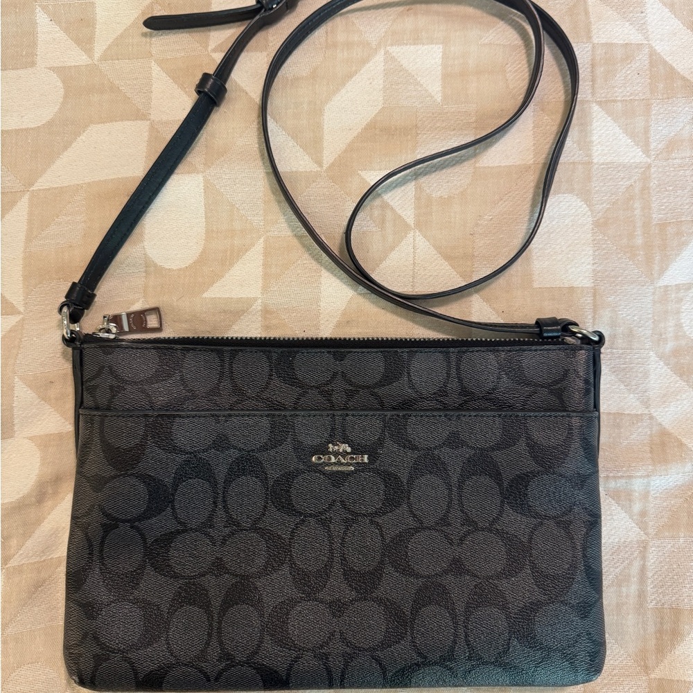Coach Black Signature Crossbody Bag